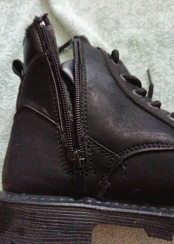 Siyah bayan Biker Botları Tokalı - Görsel 8