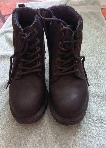 Siyah bayan Biker Botları Tokalı - Görsel 3