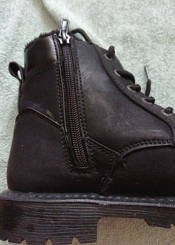 Siyah bayan Biker Botları Tokalı - Görsel 7