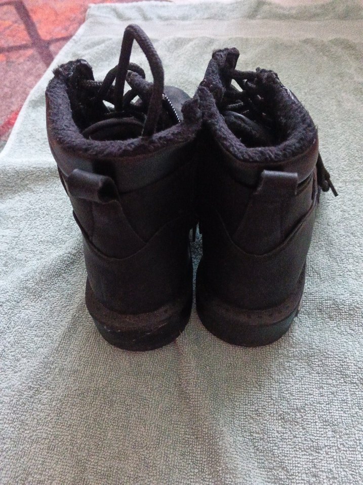 Siyah bayan Biker Botları Tokalı - Görsel 4