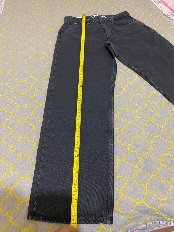 Gri Kadın Kot Pantolon - Görsel 5