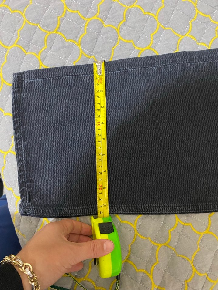 Gri Kadın Kot Pantolon - Görsel 4