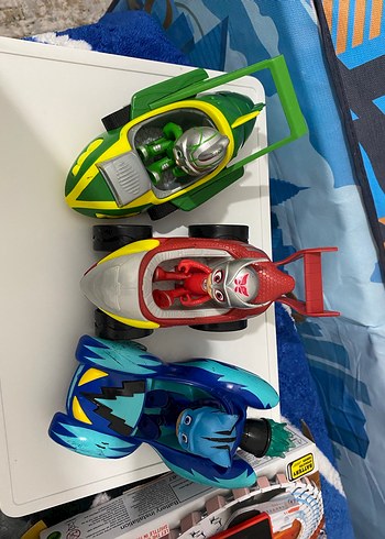 Pijamaskeliler Orjinal 3 lü araba seti - Görsel 2