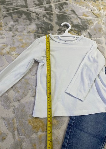 Erkek Çocuk Rahat Kesim Mavi Kot Pantolon tişört takım - Görsel 5