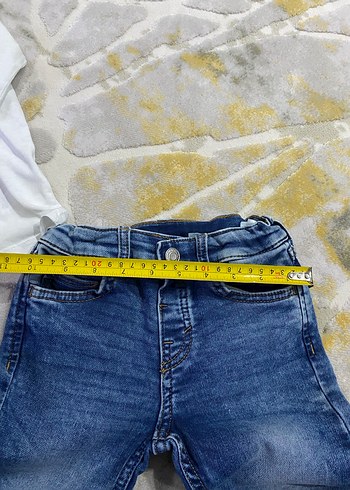 Erkek Çocuk Rahat Kesim Mavi Kot Pantolon tişört takım - Görsel 6