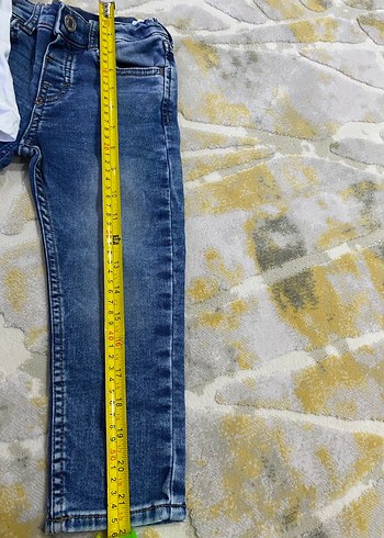 Erkek Çocuk Rahat Kesim Mavi Kot Pantolon tişört takım - Görsel 4