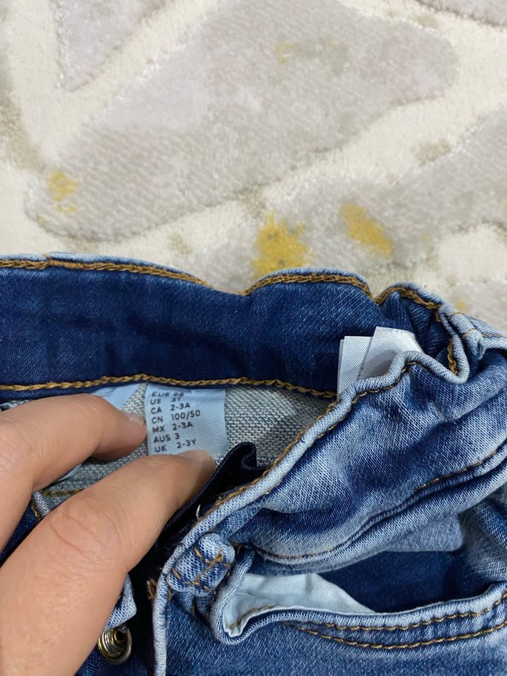 Erkek Çocuk Rahat Kesim Mavi Kot Pantolon tişört takım - Görsel 2