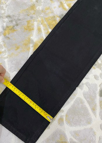 Orjinal Siyah Fermuarlı erkek jean Pantolon - Görsel 5