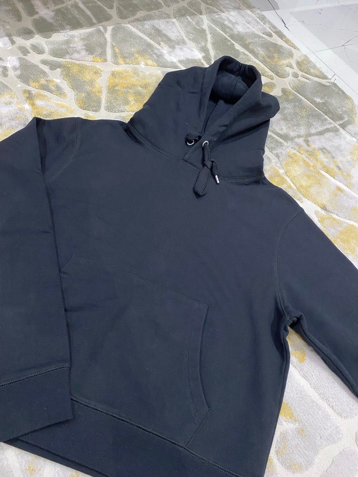 Orjinal marka Siyah Kapüşonlu Kadın Sweatshirt - Görsel 3