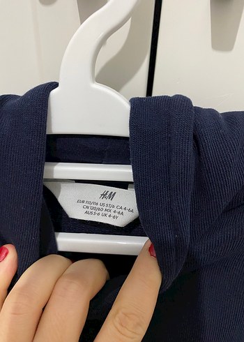 H&M fermuarlı hırka ve kapüşonlu sweatshirt - Görsel 4