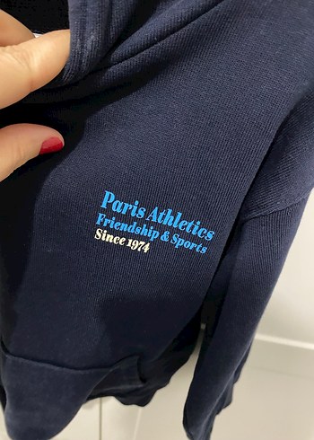 H&M fermuarlı hırka ve kapüşonlu sweatshirt - Görsel 5