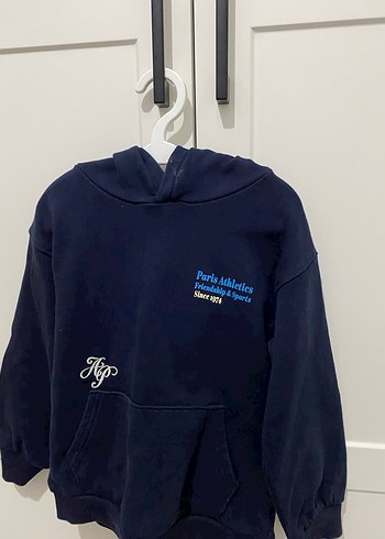 H&M fermuarlı hırka ve kapüşonlu sweatshirt - Görsel 3