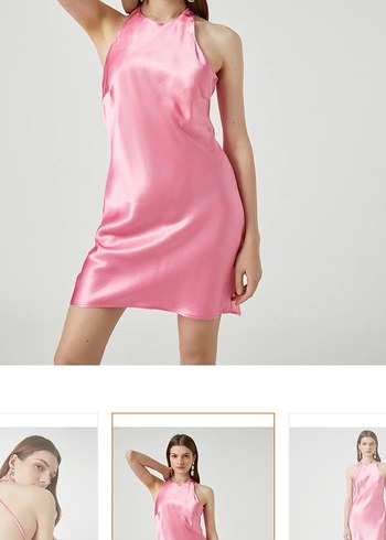 Sırt detaylı mini elbise - Görsel 2