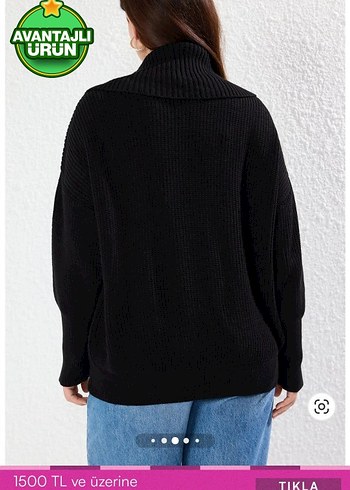 Siyah Fermuarlı Kadın Denim Ceket - Görsel 3