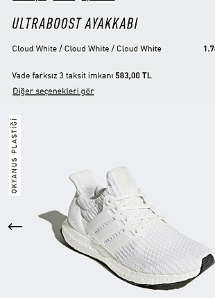 Orjinal Adidas ultra boost erkek ayakkabı