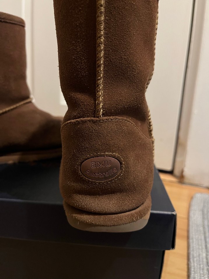 EMU Australia Kız Çocuk Kahverengi Süet Bot - Görsel 3
