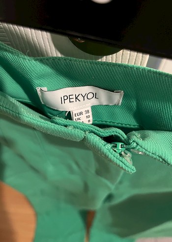 İpekyol Yeşil Kadın Kumaş Pantolon - Görsel 5