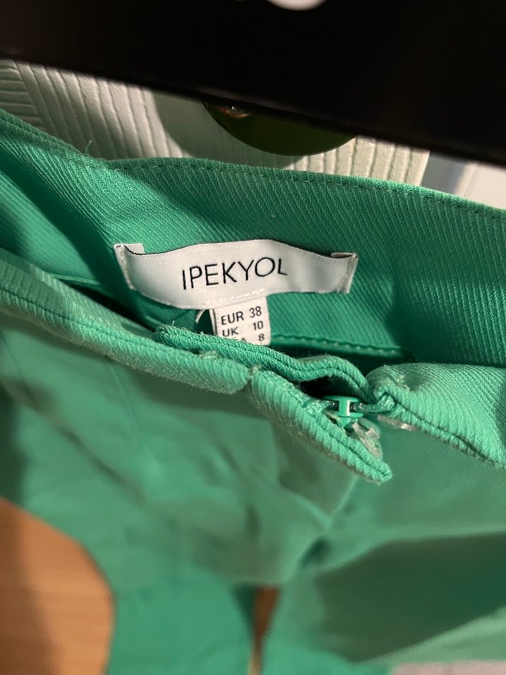 İpekyol Yeşil Kadın Kumaş Pantolon - Görsel 5