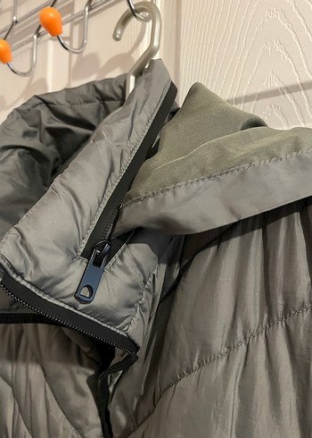 ZARA Gri Kısa Fermuarlı Kadın Mont - Görsel 4