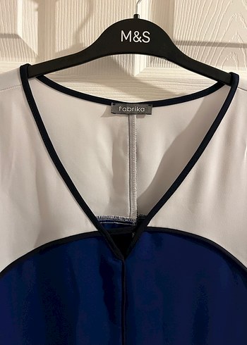 Fabrika V Yaka, Kısa Kollu - Görsel 2