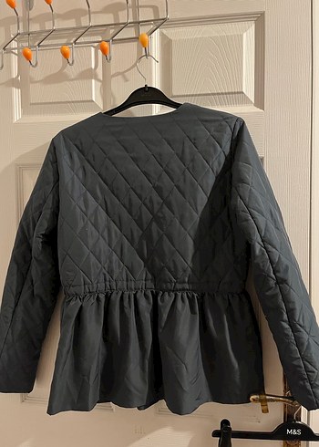 Gri Kemerli Kadın Ceket - Görsel 4