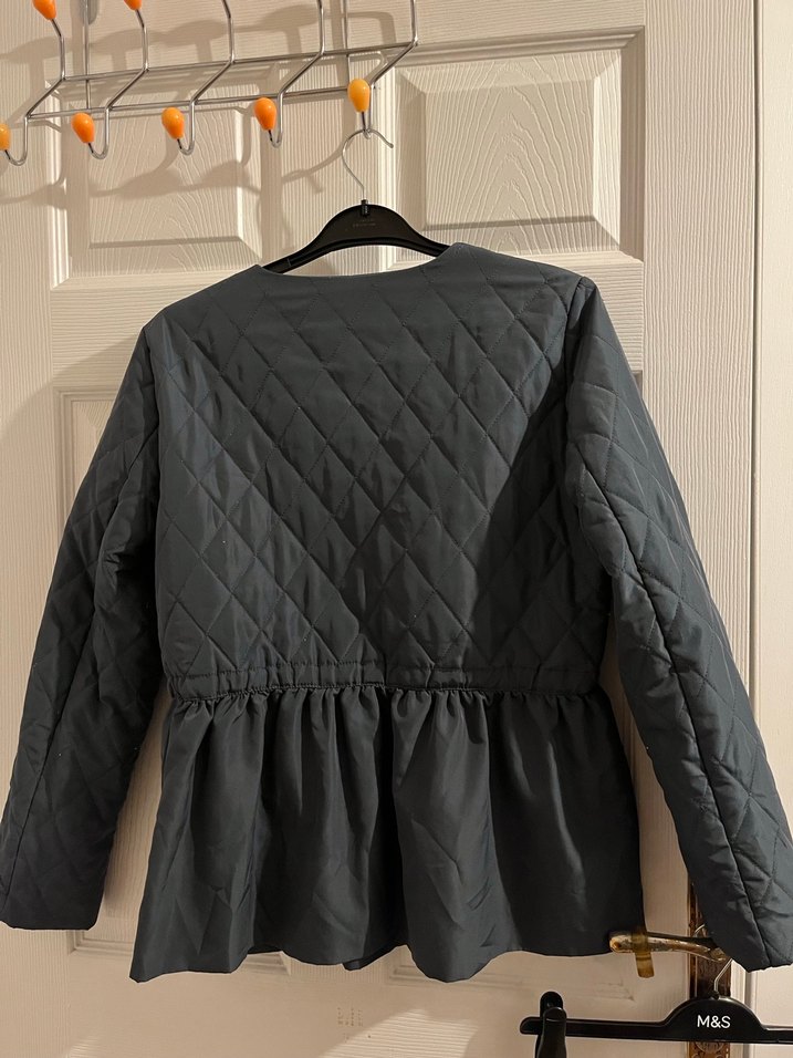 Gri Kemerli Kadın Ceket - Görsel 4