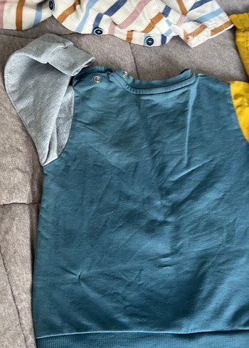 Erkek Çocuk Renkli Uzun Kollu Sweatshirt - Görsel 5