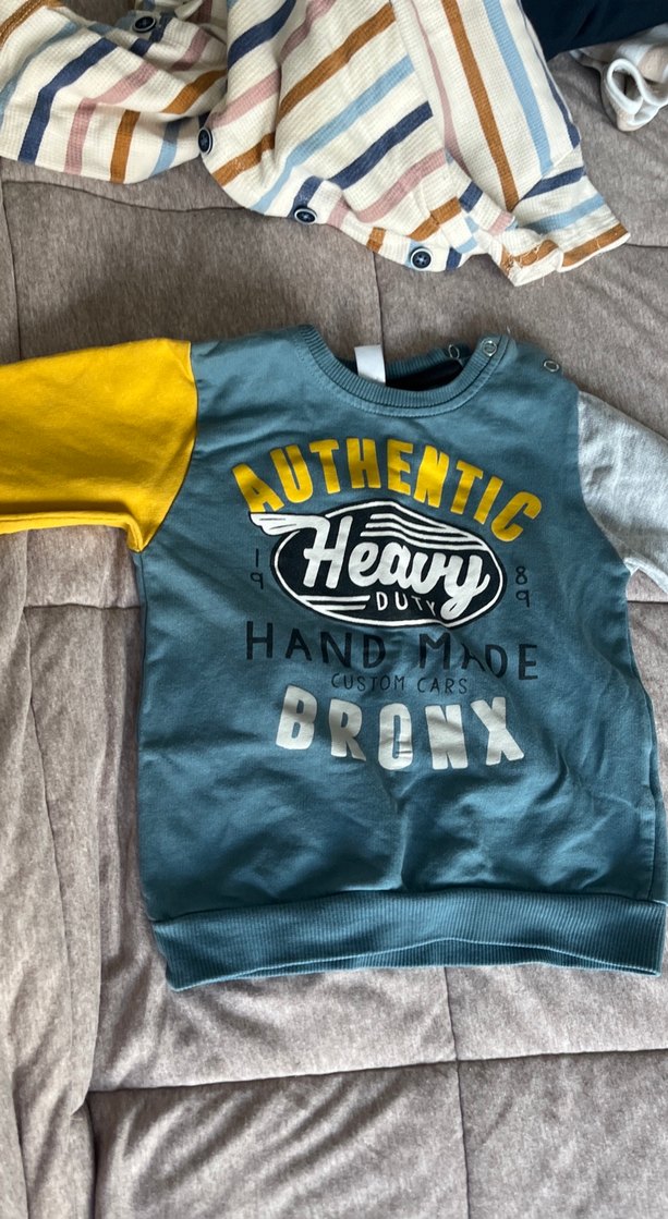 Erkek Çocuk Renkli Uzun Kollu Sweatshirt - Görsel 2