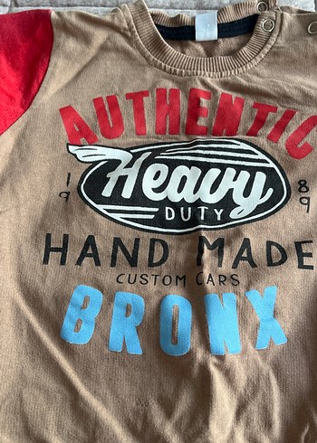 Erkek Çocuk Renkli Kollu Örme Sweatshirt - Görsel 2