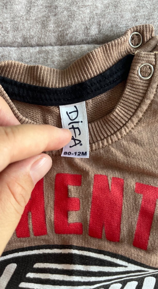 Erkek Çocuk Renkli Kollu Örme Sweatshirt - Görsel 3