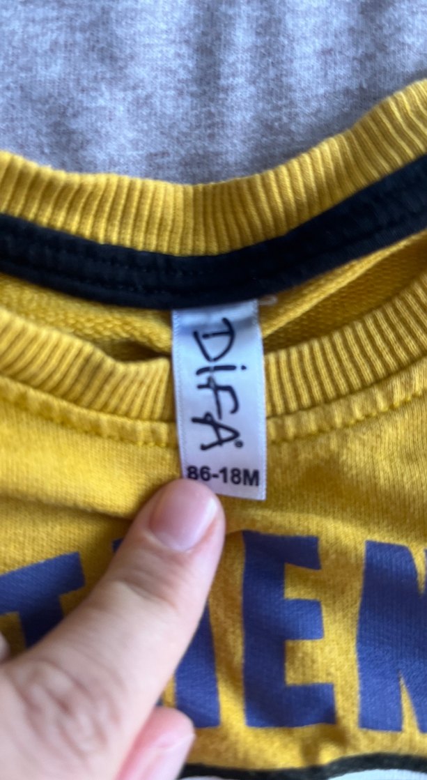 Erkek Çocuk Sarı Renkli Baskılı Sweatshirt - Görsel 3