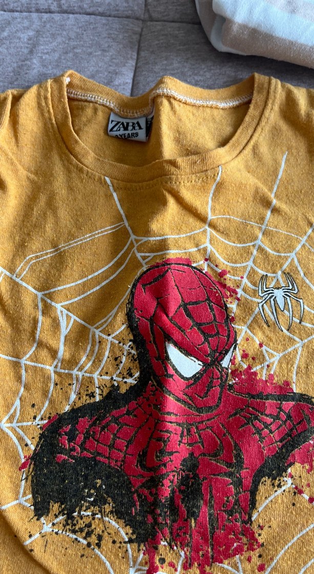 Erkek Çocuk Yeşil Baskılı Kısa Kollu Tişört - Görsel 4