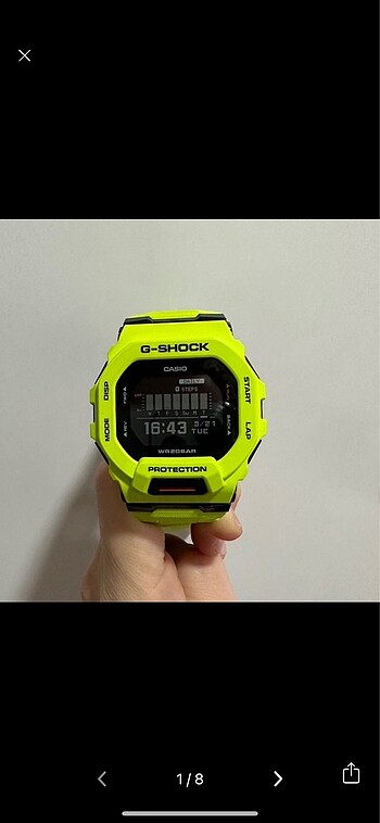 Gshock gbd 200 neon yesil