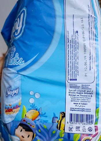 Sleepy Sleepy Junior Yüzme Bezi 11-18 kg, 12'li