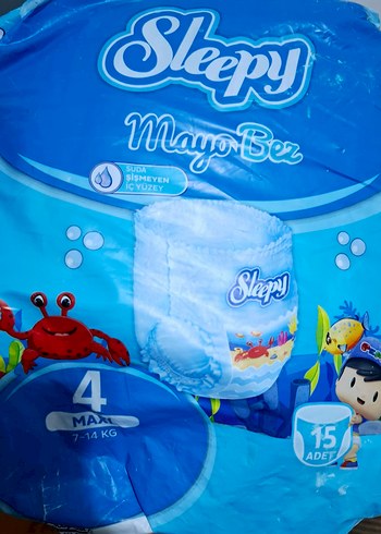 Sleepy Maxi Bebek Bezi 7-14 KG 15'li