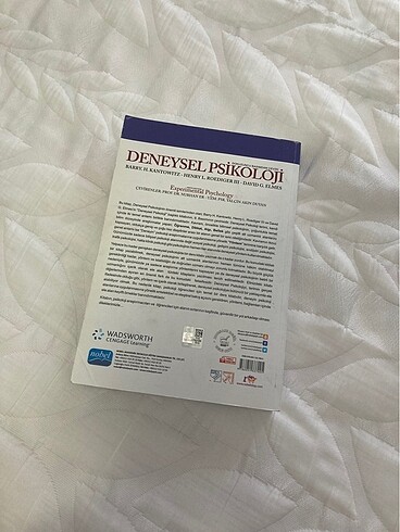 Deneysel psikoloji kitap