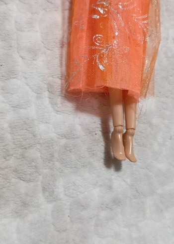 Pastel Turuncu Elbiseli 2013 MATTEL Barbi.... - Görsel 4