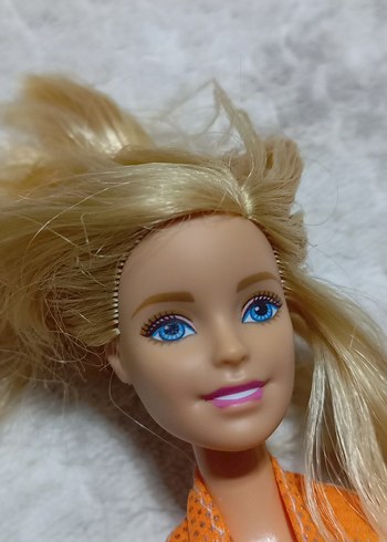 Pastel Turuncu Elbiseli 2013 MATTEL Barbi.... - Görsel 10