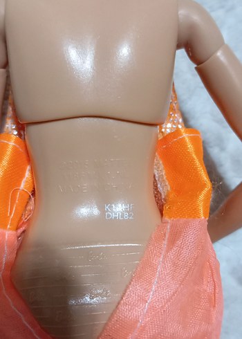 Pastel Turuncu Elbiseli 2013 MATTEL Barbi.... - Görsel 6