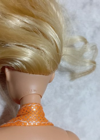 Pastel Turuncu Elbiseli 2013 MATTEL Barbi.... - Görsel 5