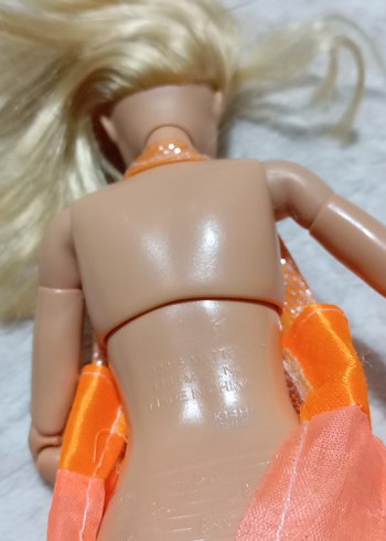 Pastel Turuncu Elbiseli 2013 MATTEL Barbi.... - Görsel 7