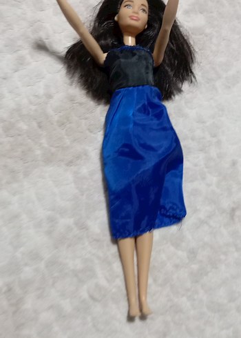 Koyu mavi elbiseli oyuncak 2013mattel Barbi.... - Görsel 5