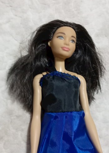 Koyu mavi elbiseli oyuncak 2013mattel Barbi.... - Görsel 3