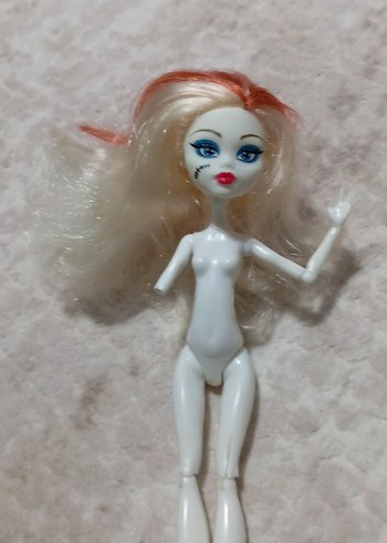 Beyaz Pastel Renkli Monster high karakter .... - Görsel 8