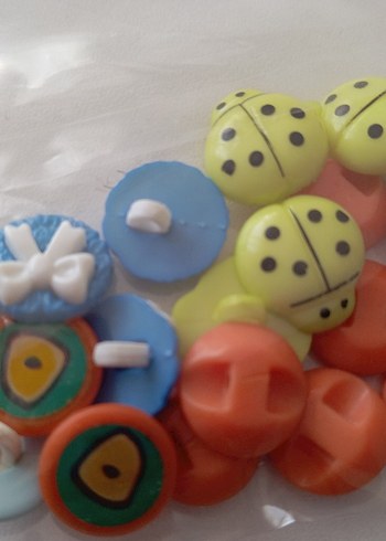 Renkli Bebek süveter ve Ceketler için düğmeler.... - Görsel 13