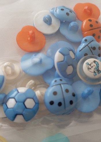 Renkli Bebek süveter ve Ceketler için düğmeler.... - Görsel 18