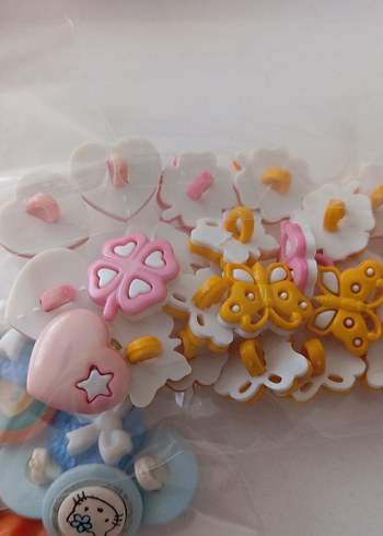 Renkli Bebek süveter ve Ceketler için düğmeler.... - Görsel 4