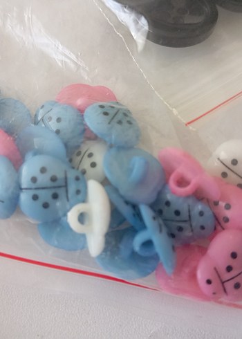 Renkli Bebek süveter ve Ceketler için düğmeler.... - Görsel 11