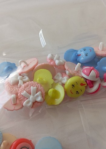 Renkli Bebek süveter ve Ceketler için düğmeler.... - Görsel 10