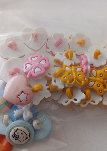 Renkli Bebek süveter ve Ceketler için düğmeler.... - Görsel 12